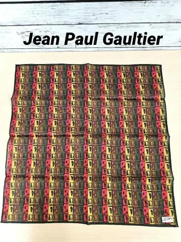 [새상품] Jean Paul Gaultier 고르티에 페이스 패턴 손수건