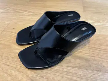 ZARA 자라 플립플랍 사이즈 36 블랙