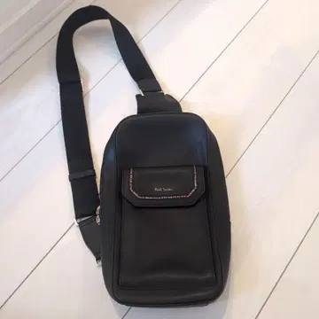폴스미스 Paul Smith 바디백 멀티 스트라이프 현행 가죽