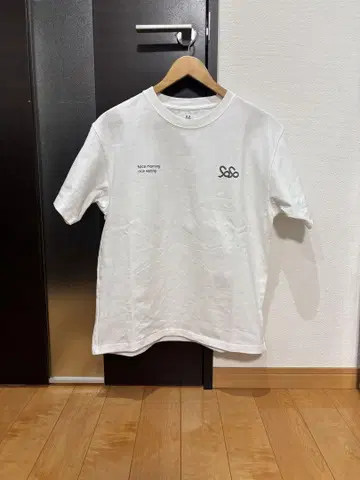 bonbon store 트윈 로고 티셔츠 B5099 화이트 M 사이즈