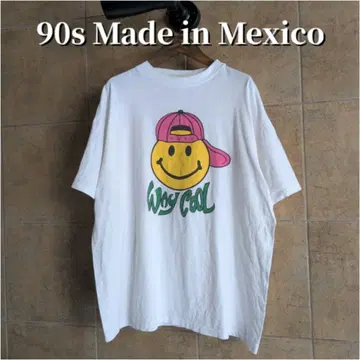 90s 멕시코제 스마일 스마일리 페이스 티셔츠