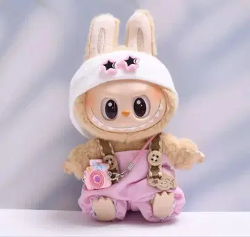 labubu 라부부 봉제인형 옷 핑크 2점 세트 의류