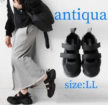 미사용 antiqua 스포츠 샌들 블랙 LL