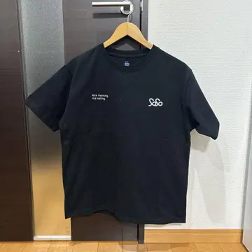 bonbon store 트윈 로고 티셔츠 B5099 블랙 M 사이즈