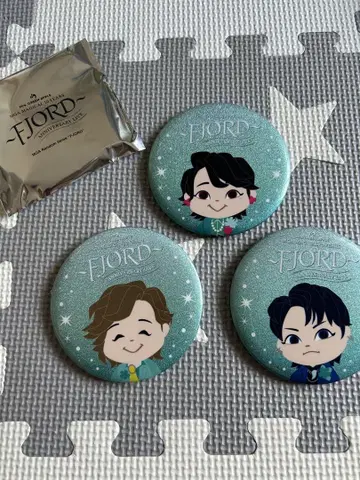 미세스 그린 애플 FJORD 캔뱃지 3개 세트 컴프