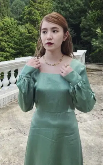 Joieve 빈티지 새틴 원피스