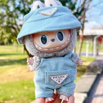 Labubu 옷 갈아입기 의류 파란색 17cm 2세트