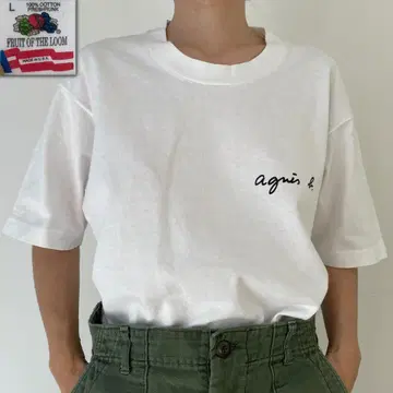 GG270 90년대 티셔츠 아녜스베 agnesb USA 빈티지