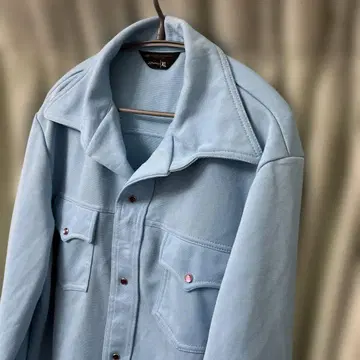 70년대 빈티지 JCPENNY 스카이블루 웨스턴 자켓 블루종 XL