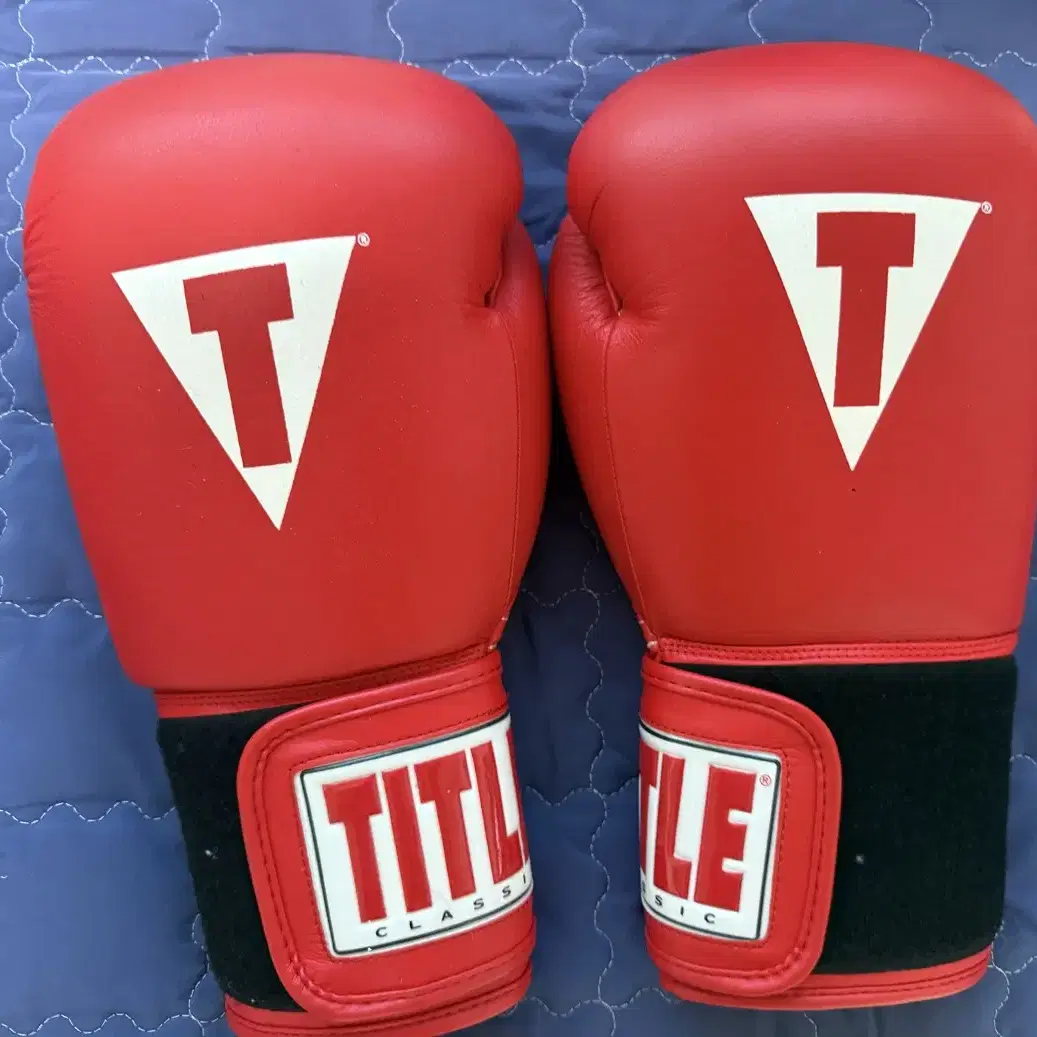 Title Boxing Gloves 16oz Red on Bunjang Global Site.