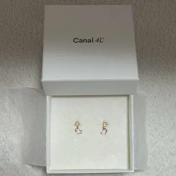 Canal 4C 핑크 골드 귀걸이