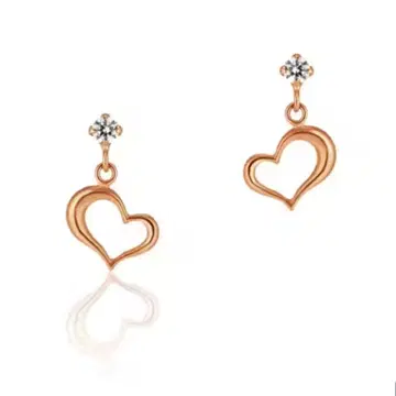 Canal 4C 핑크 골드 귀걸이