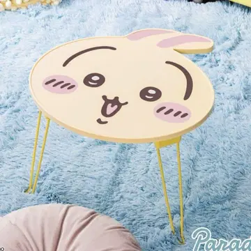 치이카와 얼굴 접이식 미니 테이블 토끼