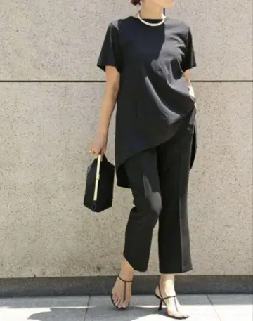 DeuxiemeClasse CELERI Flare Tee 블랙
