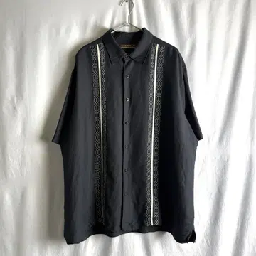 90s CUBAVERA 라미 레이온 셔츠 XXL 빅 사이즈