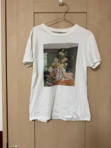 Fjura 꽃 프린트 티셔츠 드로어 DRAWER