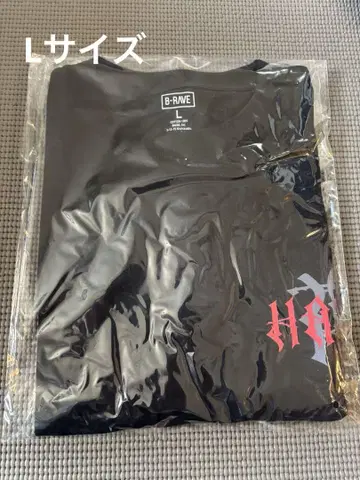 HANA 로고 T셔츠 L 사이즈 블랙