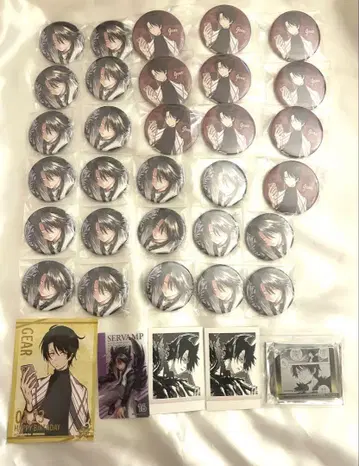 SERVAMP 기어 캔뱃지 묶음 판매
