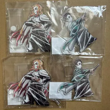 귀멸의 칼날 WEBSHOP 복권 쿄쥬로와 탄지로 D상 아크릴 스탠드