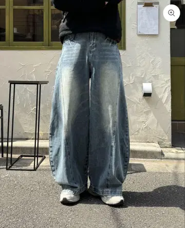 캐주얼 와이드 레그 팬츠