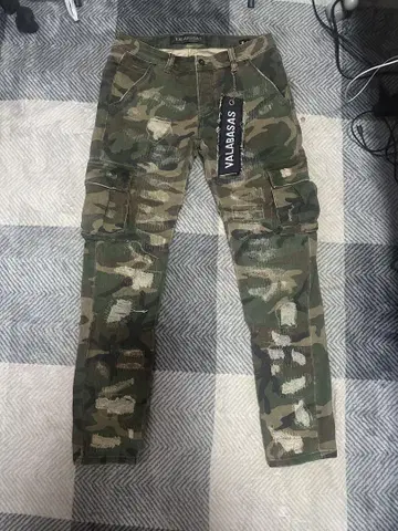 VALABASAS 카모플라쥬 카고 팬츠