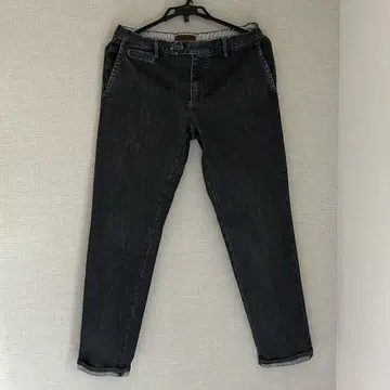 투모로우랜드 다크 그레이 데님 팬츠
