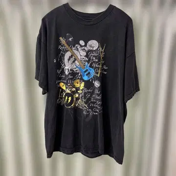 Life style Classics 빈티지 티셔츠 xl 블랙