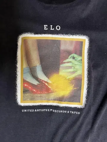 70s ELO 티셔츠 유닛 아티스트