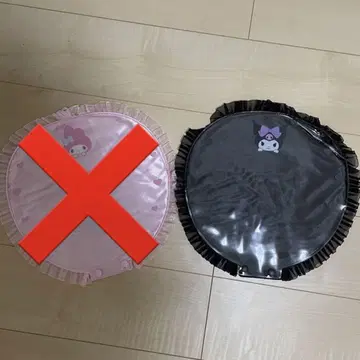산리오 쿠로미 퀼팅 부채 커버
