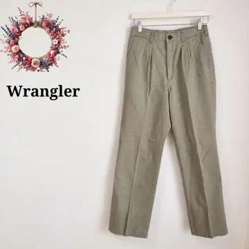 Wrangler 랭글러 치노 팬츠 테이퍼드 턱 팬츠 W73/29