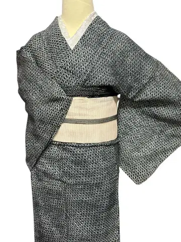 A59 워셔블 여름 기모노 단옷, 얇은 옷, 순수 실크 바치 옷깃, 코몬