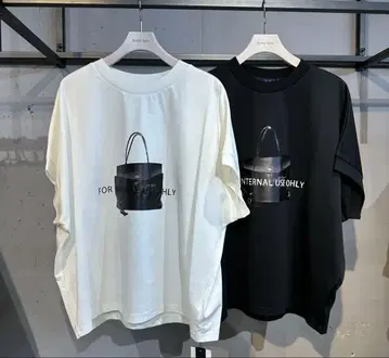 택 포함 새상품 seven fairy BAG & 로고 반팔 상의 블랙