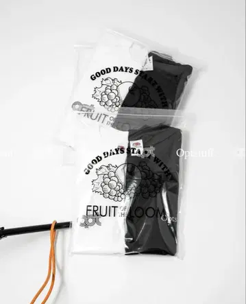 FRUIT OF THE LOOM x OPTSTUFF 옵트스터프 블랙