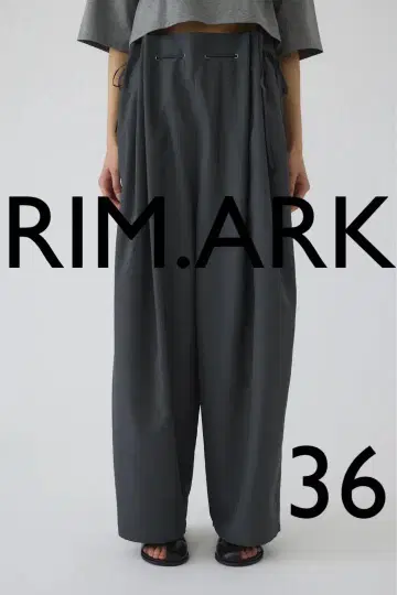 RIM.ARK 드로우스트링 릴랙스 PT 그레이 36