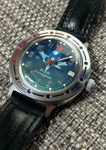 Vostok 보스토크 구소련제 블루 페이스 코만다스키 CCCP