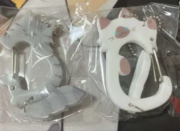 꼬리 흔들흔들 카라비너 냥코2 샴 + 고등어 태비