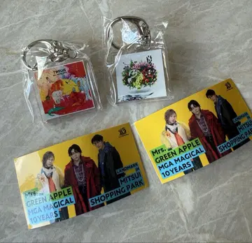 Mrs. GREEN APPLE 10주년 아크릴 키링 스티커