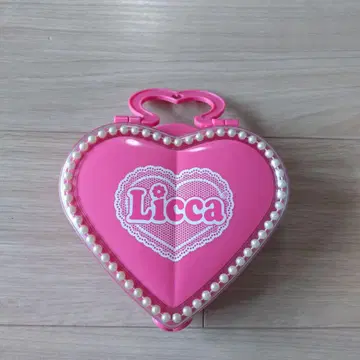 타카라 Licca 쨩 하트형 보관 케이스