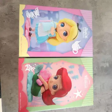 신상품 미개봉 Qposket 프린세스 피규어 2개 세트