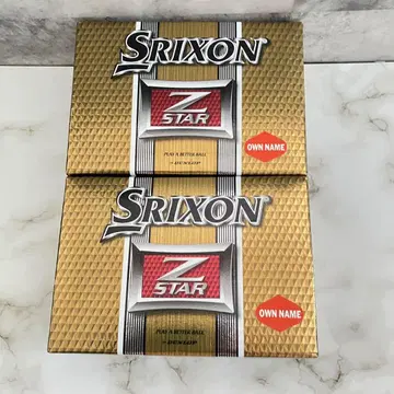 던롭 SRIXON ZSTAR 스릭슨 골프공 12구 온네임