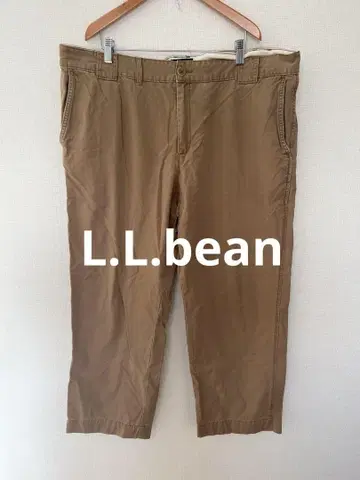 엘엘빈 베이지 치노 팬츠 코튼 제