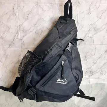RANGER y2k 원 숄더 슬링 백 기믹 테크 블랙
