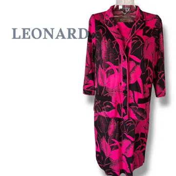LEONARD 캉캉 소재 꽃무늬 원피스 수트
