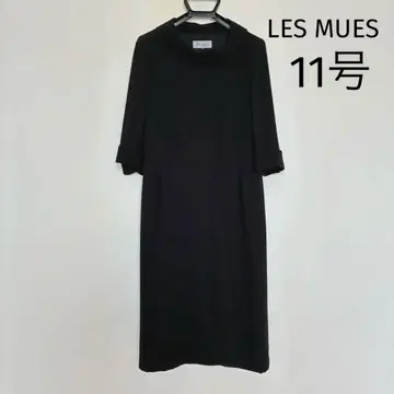 LES MUES 블랙 포멀 워셔블 원피스 11호