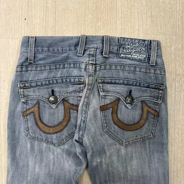io 착용 true religion 데님 플레어 usa 제작 29
