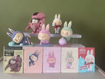popmart 러브부 피규어 5개 카드 5장 세트