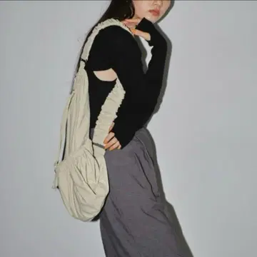 TODAYFUL Nylon Gather Bag 베이지
