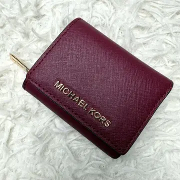 MICHEAL KORS 마이클코어스 반지갑 미니 지갑 적자색