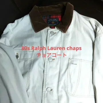 80년대 Ralph Lauren chaps 초어 코트 커버올