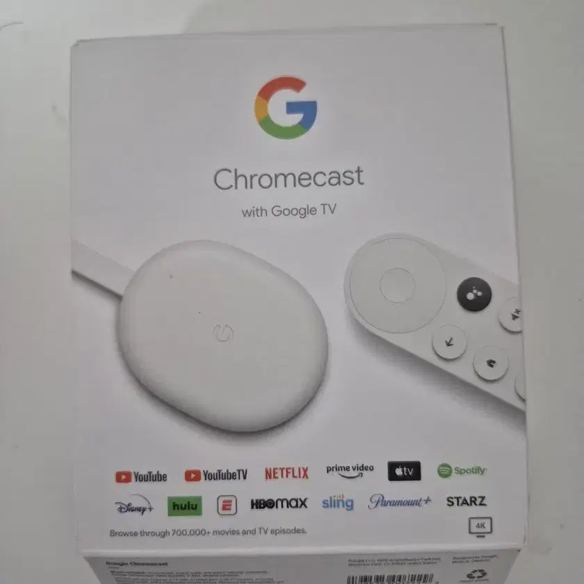 Chromecast with Google TV 4K 美品 Google Chromecast With Google Tv- 4k